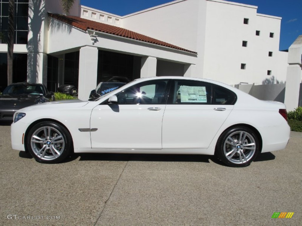 Alpine White 2013 BMW 7 Series 740i Sedan Exterior Photo #72661118