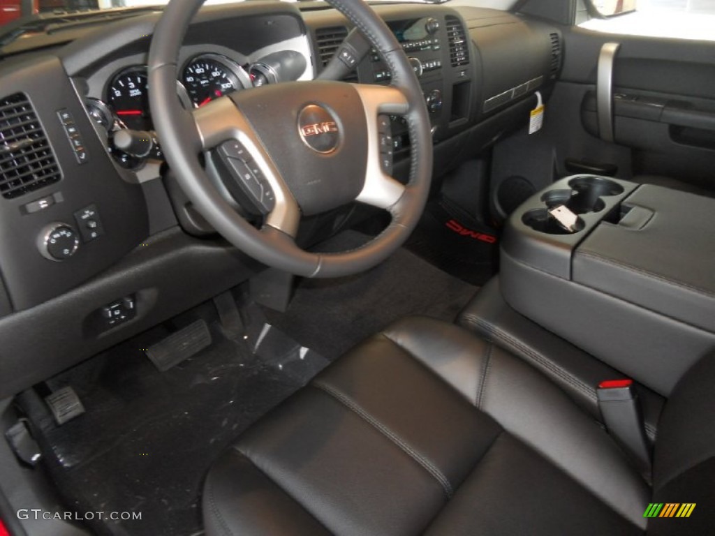 2013 Sierra 1500 SLE Crew Cab 4x4 - Fire Red / Ebony photo #3