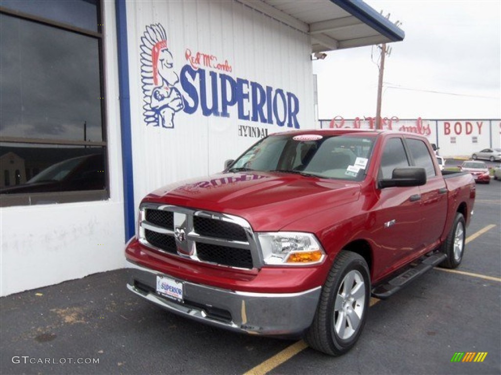 2009 Ram 1500 TRX Crew Cab - Inferno Red Crystal Pearl / Dark Slate/Medium Graystone photo #1