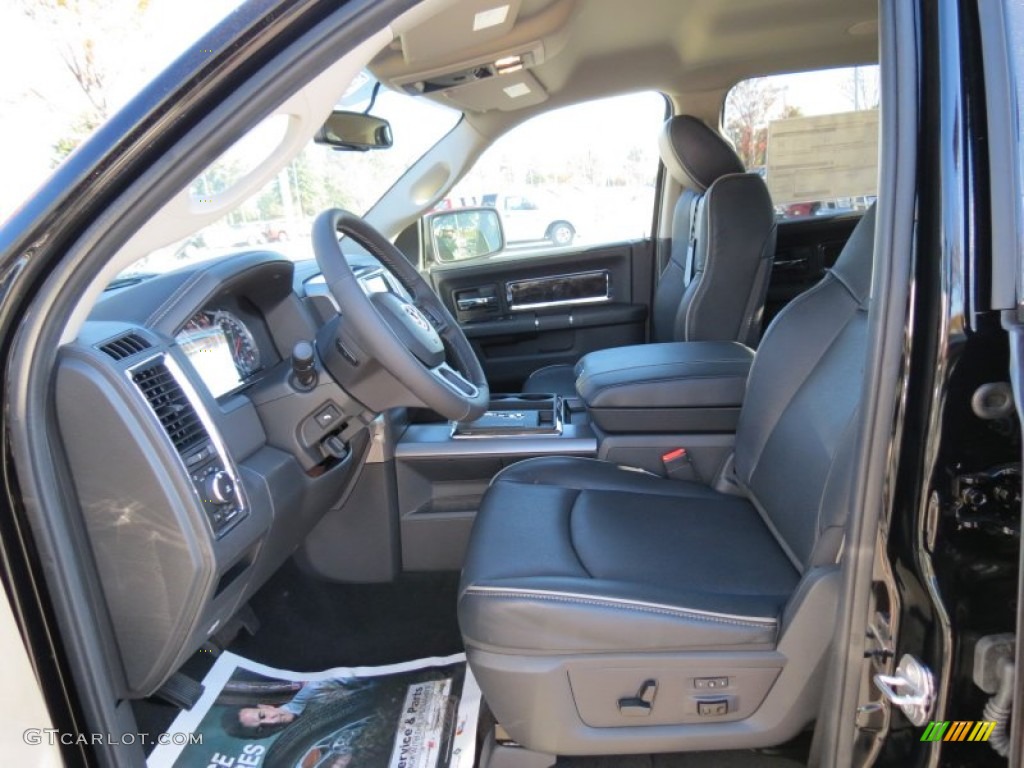 2012 Ram 1500 Laramie Limited Crew Cab - Black / Dark Slate Gray photo #6