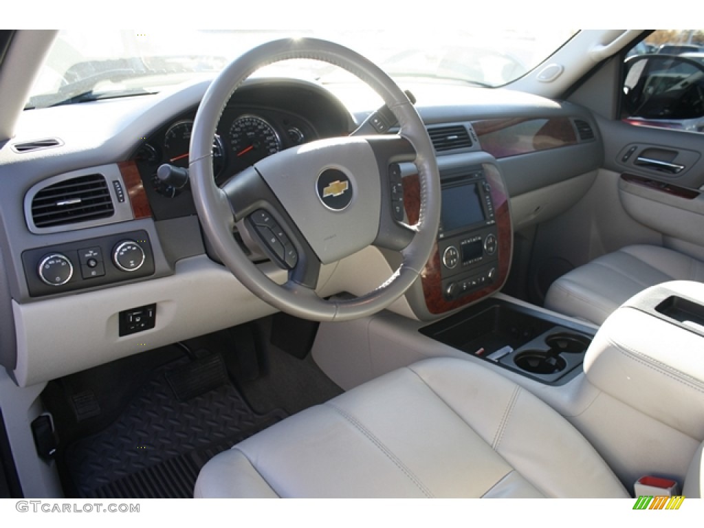 2011 Silverado 1500 LTZ Crew Cab 4x4 - Steel Green Metallic / Light Titanium/Dark Titanium photo #5