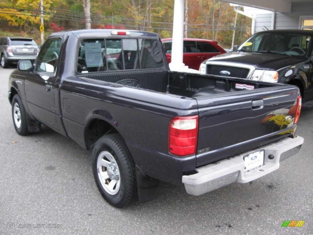 2002 Ranger XLT Regular Cab - Deep Wedgewood Blue Metallic / Dark Graphite photo #5