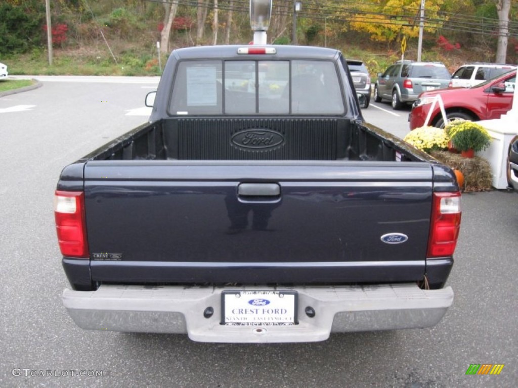 2002 Ranger XLT Regular Cab - Deep Wedgewood Blue Metallic / Dark Graphite photo #6
