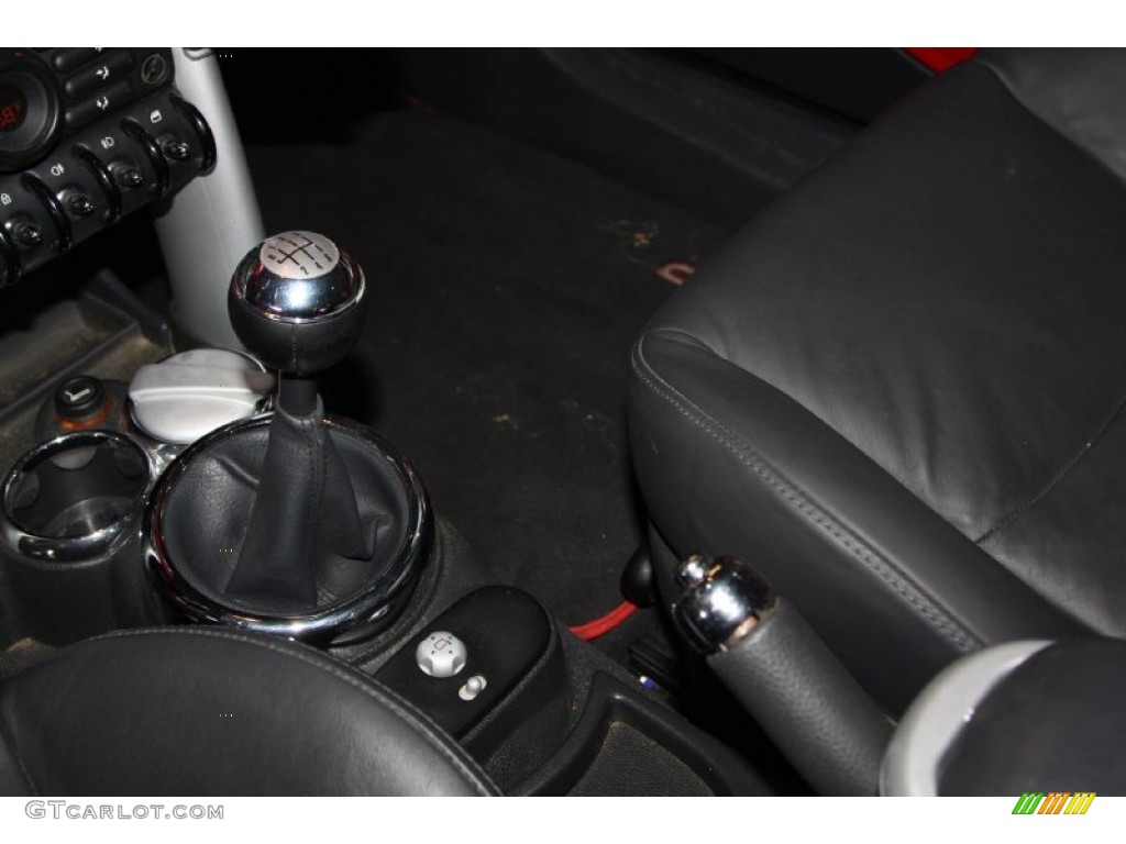 2005 Cooper S Convertible - Chili Red / Black/Panther Black photo #17