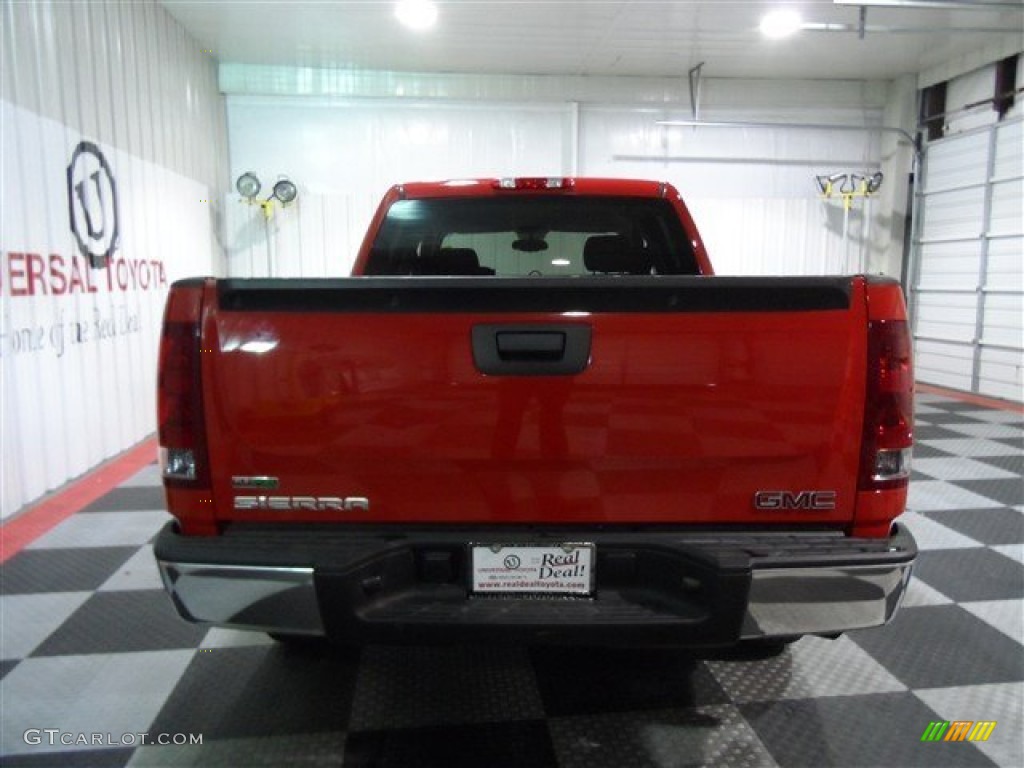 2010 Sierra 1500 SL Crew Cab - Fire Red / Dark Titanium photo #6