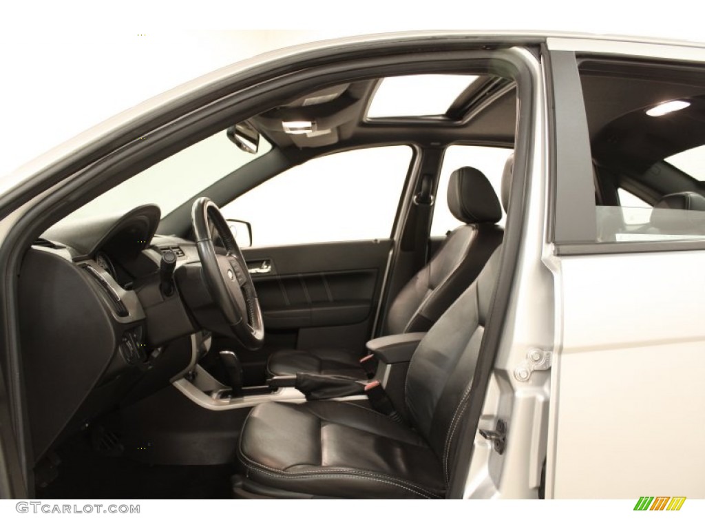 Charcoal Black Interior 2010 Ford Focus SEL Sedan Photo #72666556