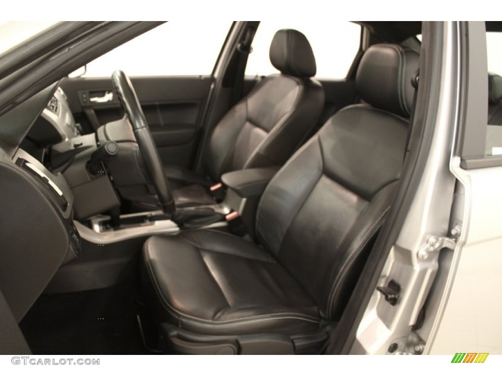 Charcoal Black Interior 2010 Ford Focus SEL Sedan Photo #72666585