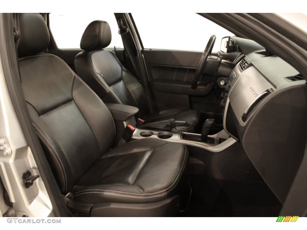 Charcoal Black Interior 2010 Ford Focus SEL Sedan Photo #72666892