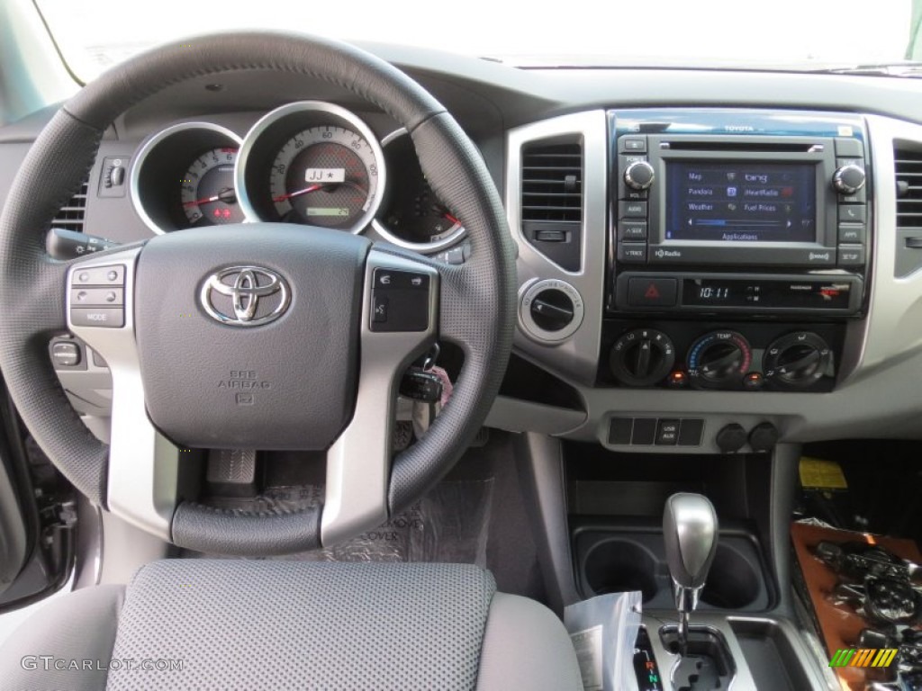 2013 Toyota Tacoma V6 TRD Sport Double Cab 4x4 Graphite Dashboard Photo #72666931