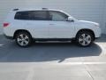 2013 Blizzard White Pearl Toyota Highlander Limited  photo #2