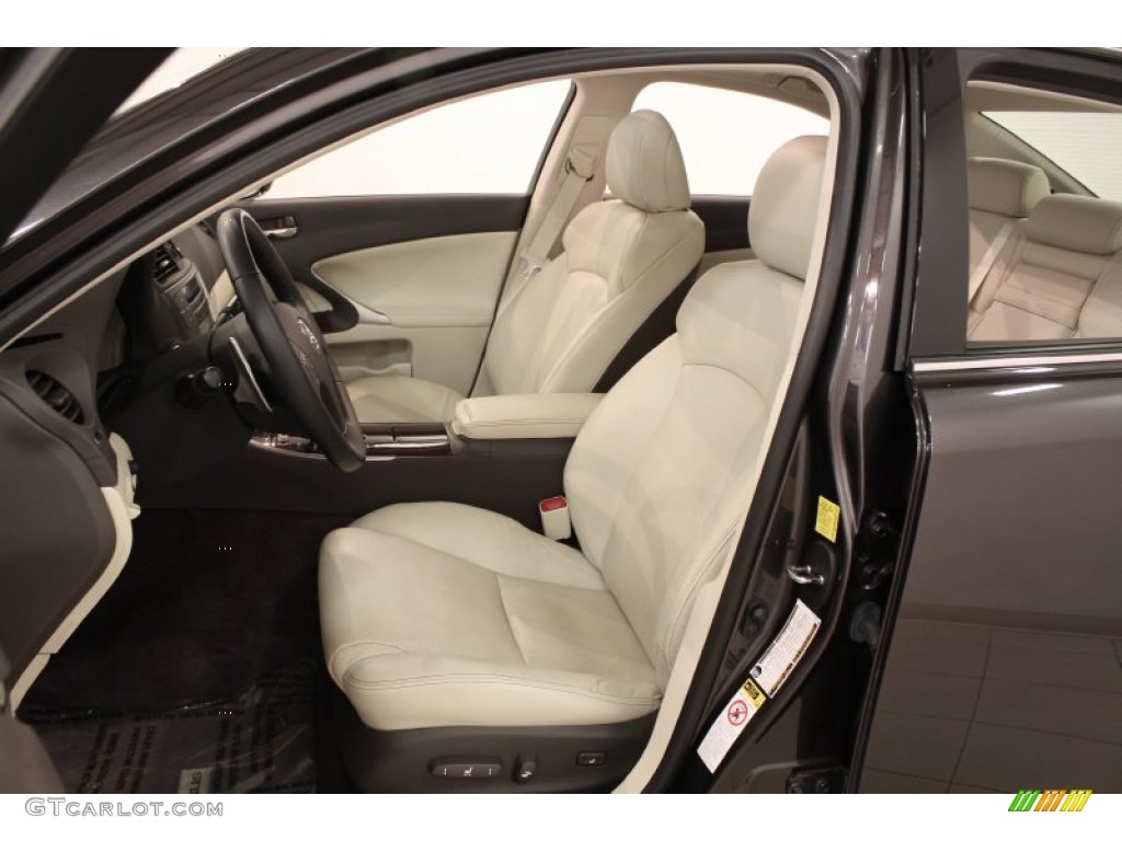 Ecru Beige Interior 2010 Lexus IS 250 AWD Photo #72667265