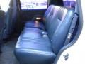 1999 Chevrolet Tahoe Blue Interior Rear Seat Photo