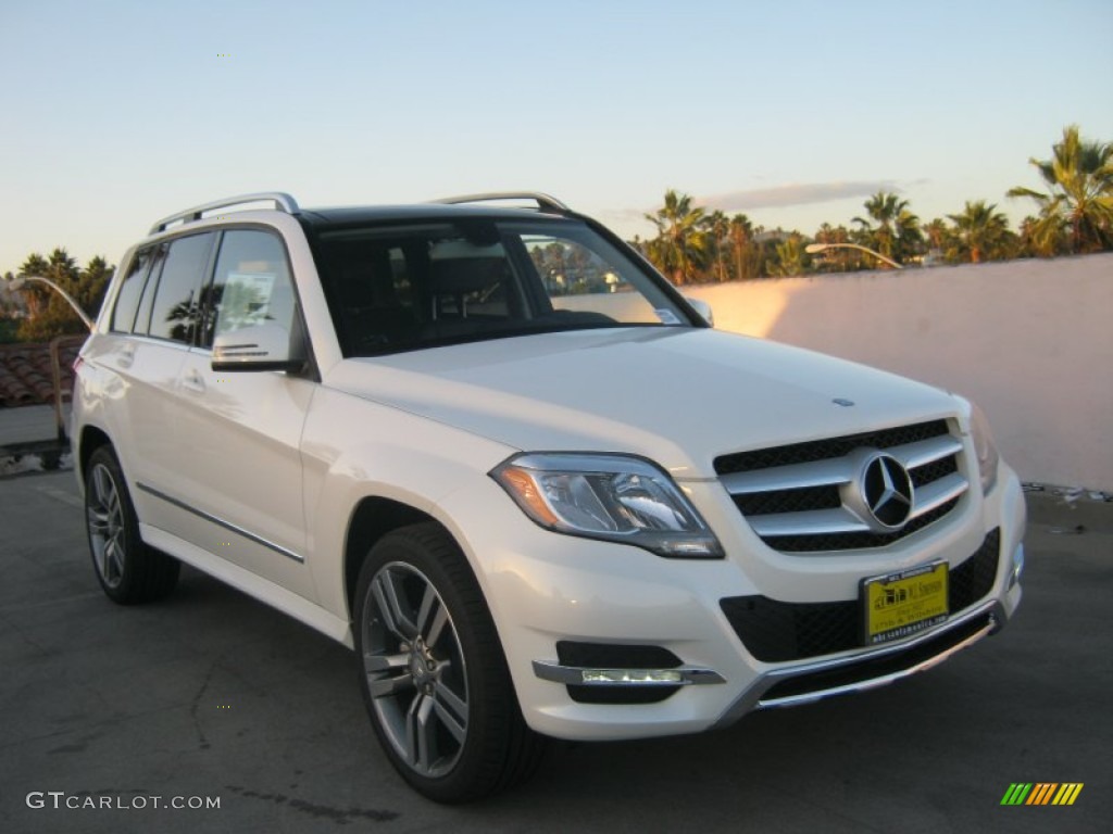 2013 GLK 350 - Diamond White Metallic / Black photo #1