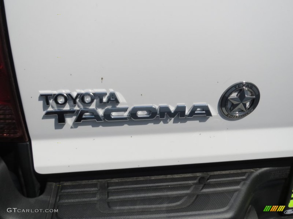 2013 Tacoma V6 Texas Edition Double Cab - Super White / Graphite photo #14