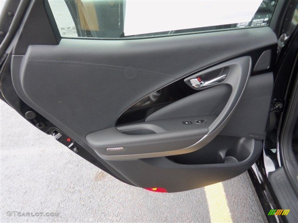 2013 Hyundai Azera Standard Azera Model Graphite Black Door Panel Photo #72669607