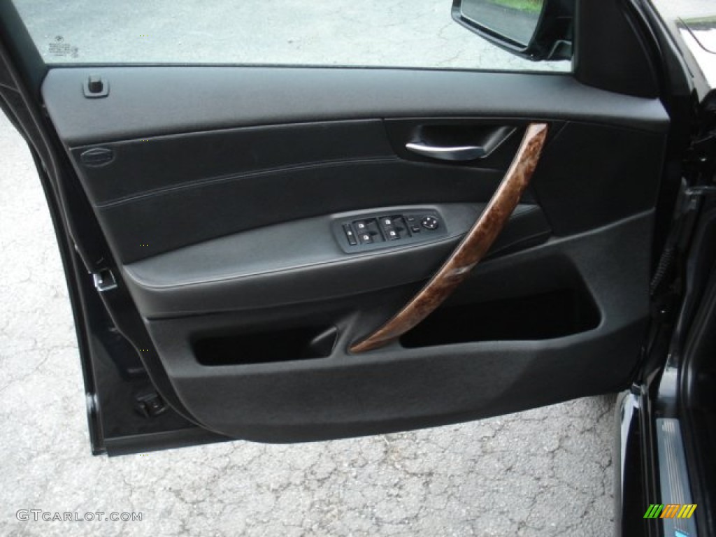 2008 BMW X3 3.0si Black Door Panel Photo #72669687