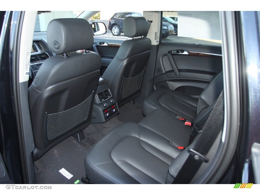 2013 Audi Q7 3.0 TDI quattro Rear Seat Photo #72670894