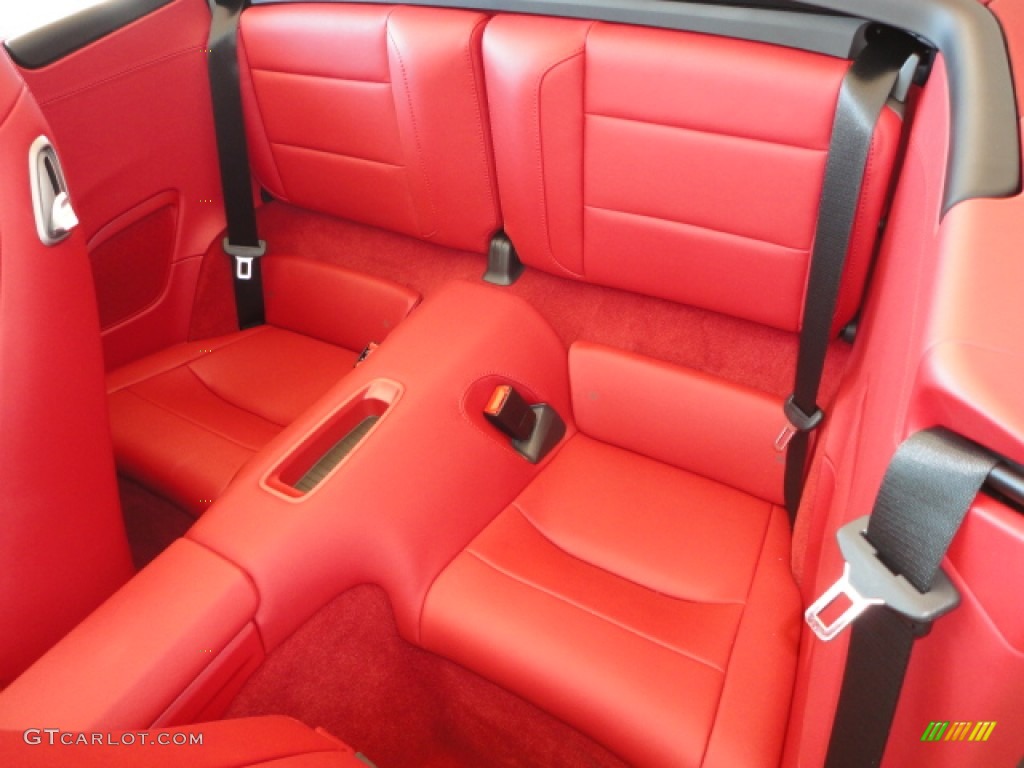 Carrera Red Natural Leather Interior 2013 Porsche 911 Carrera S Cabriolet Photo #72671317