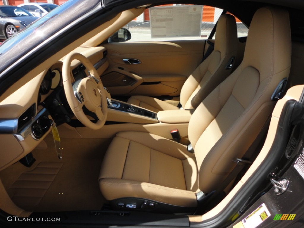 2013 911 Carrera S Cabriolet - Anthracite Brown Metallic / Luxor Beige photo #6