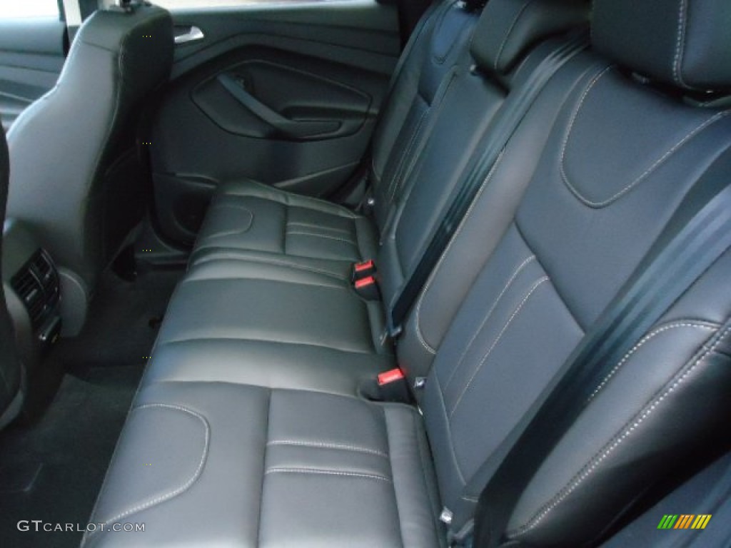 Charcoal Black Interior 2013 Ford Escape Titanium 2.0L EcoBoost Photo #72672076