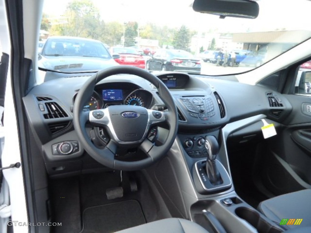 2013 Escape SE 1.6L EcoBoost 4WD - Oxford White / Charcoal Black photo #10