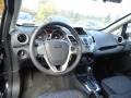 Charcoal Black/Blue Accent 2013 Ford Fiesta SE Sedan Dashboard