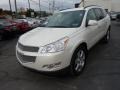 2011 White Diamond Tricoat Chevrolet Traverse LTZ AWD  photo #3