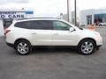 2011 White Diamond Tricoat Chevrolet Traverse LTZ AWD  photo #7