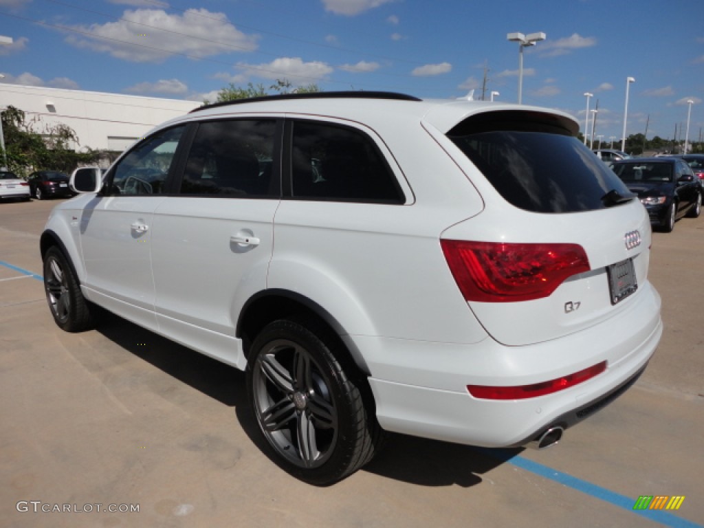 Glacier White Metallic 2013 Audi Q7 3.0 S Line quattro Exterior Photo #72673489