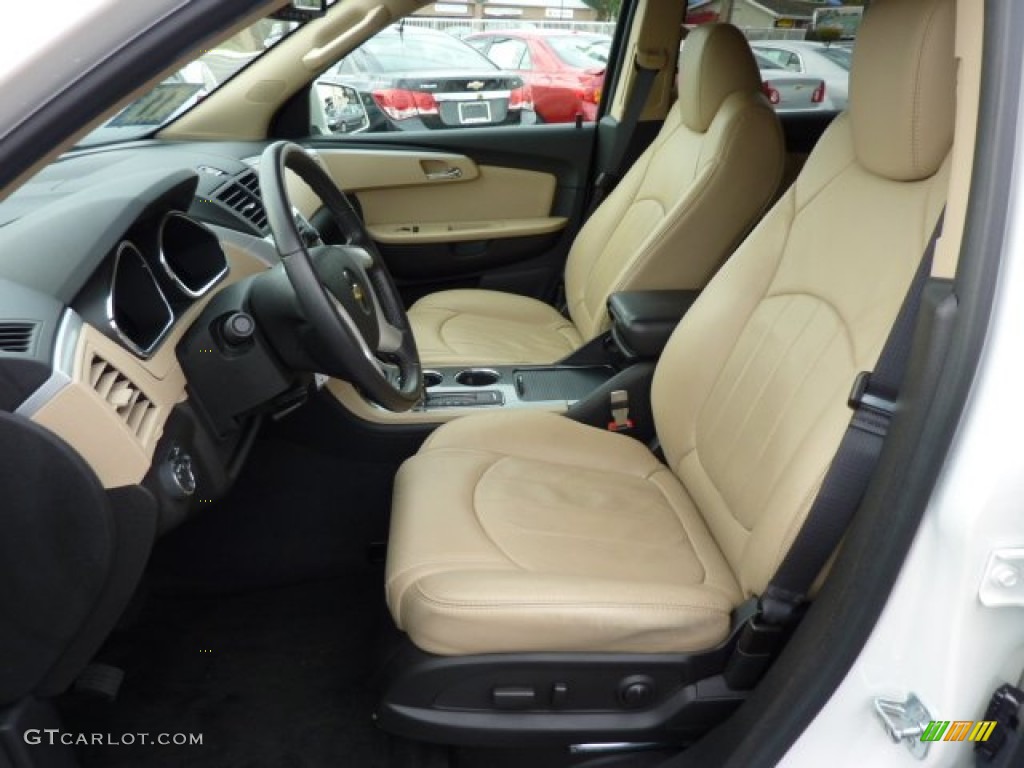2011 Chevrolet Traverse LTZ AWD Front Seat Photo #72673660
