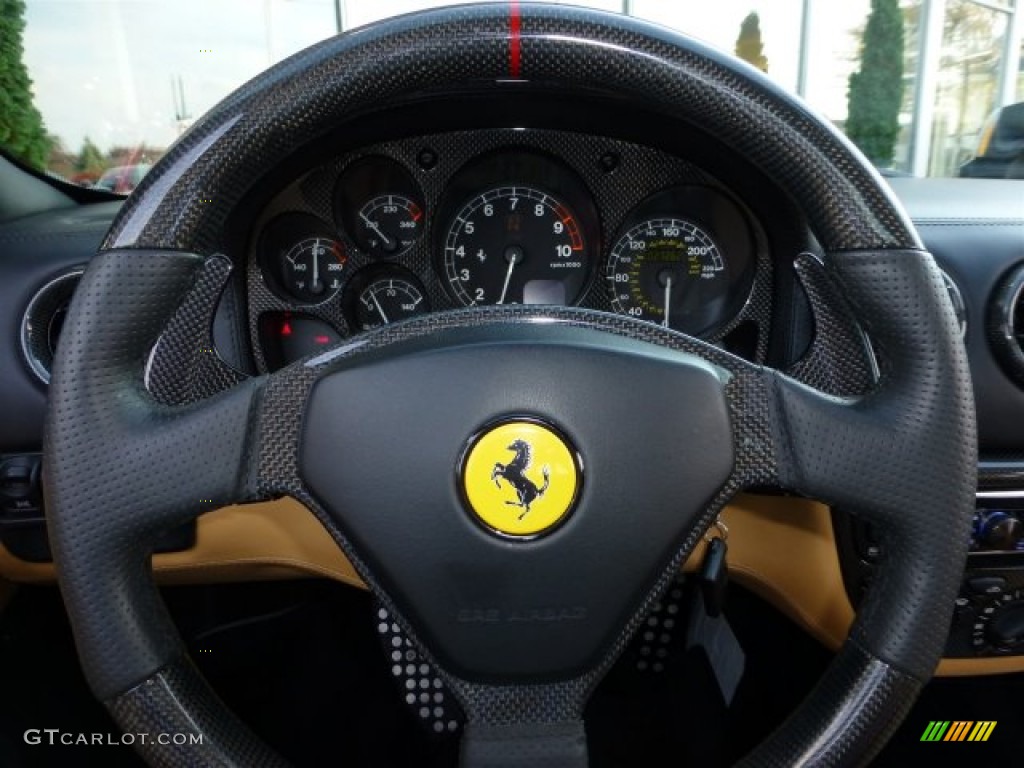 2000 Ferrari 360 Modena Tan Steering Wheel Photo #72673797