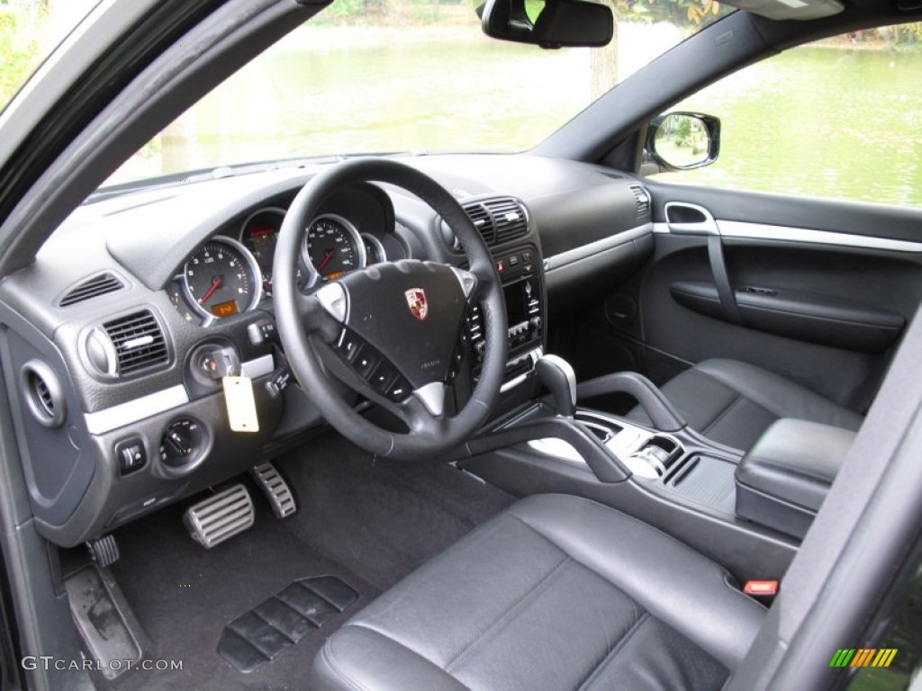 Black Interior 2009 Porsche Cayenne S Photo #72674647