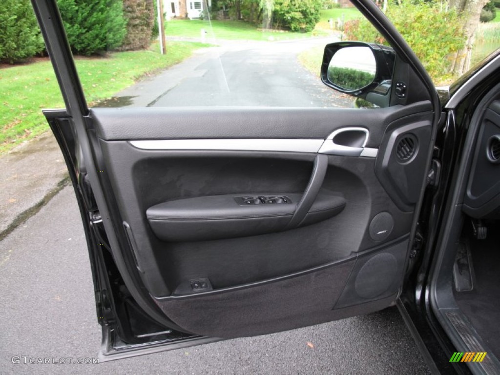 2009 Porsche Cayenne S Black Door Panel Photo #72674665