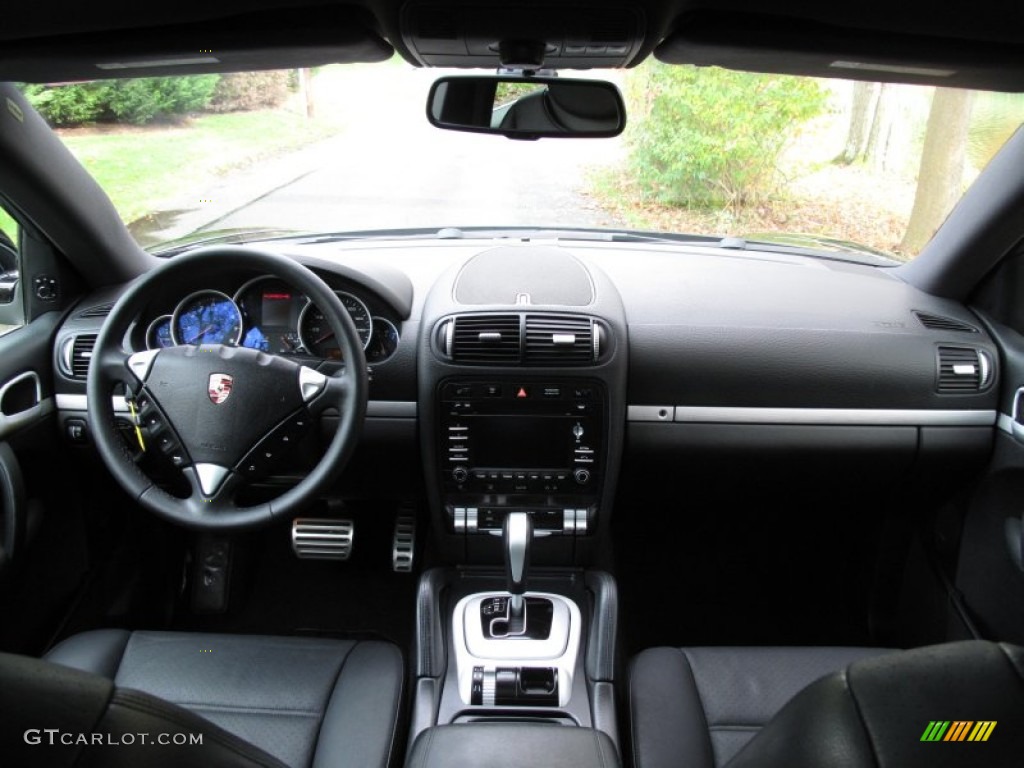 2009 Porsche Cayenne S Black Dashboard Photo #72674704
