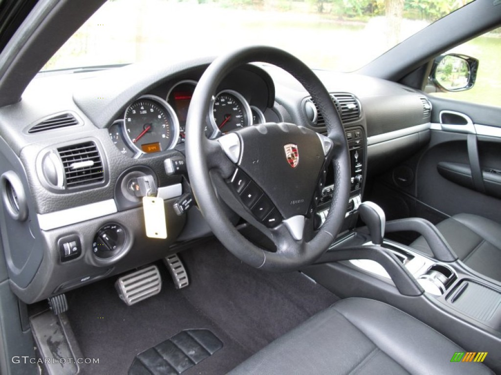 Black Interior 2009 Porsche Cayenne S Photo #72674845