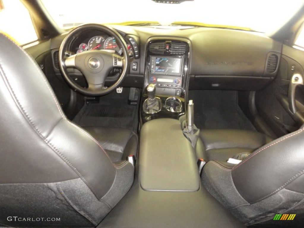 2008 Chevrolet Corvette Z06 Ebony Dashboard Photo #72676286