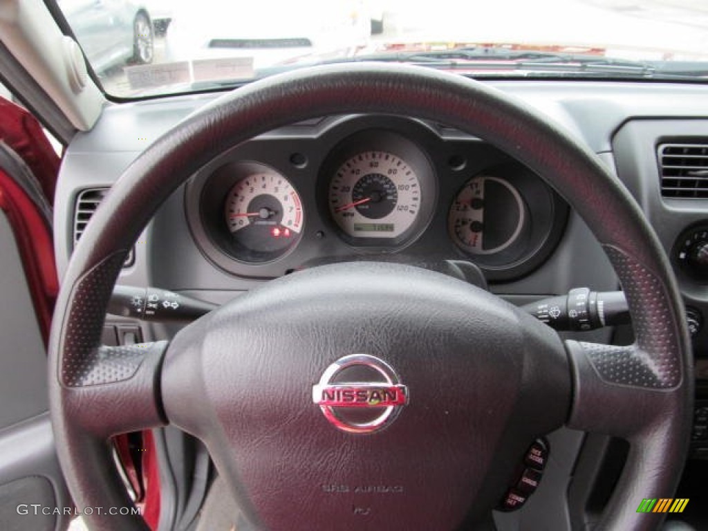 2004 Xterra XE 4x4 - Thermal Red Metallic / Gray photo #15