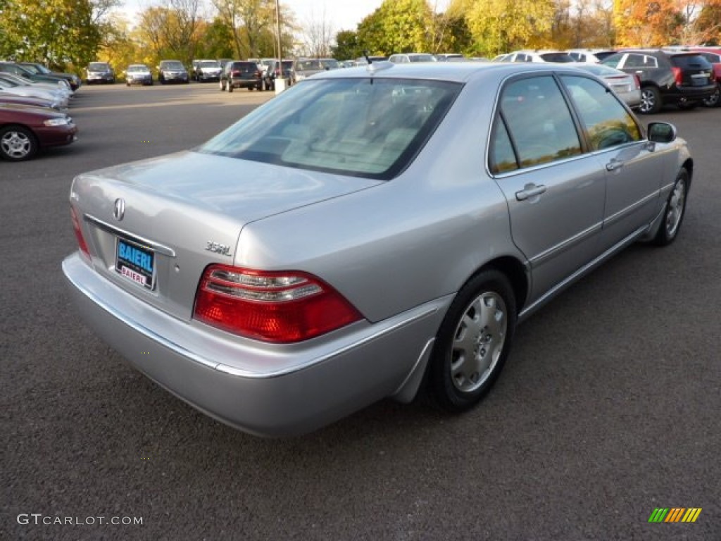 2004 RL 3.5 - Satin Silver Metallic / Slate photo #7