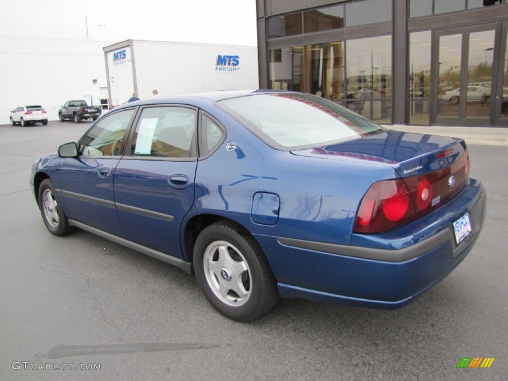 Superior Blue Metallic 2003 Chevrolet Impala Standard Impala Model Exterior Photo #72679099