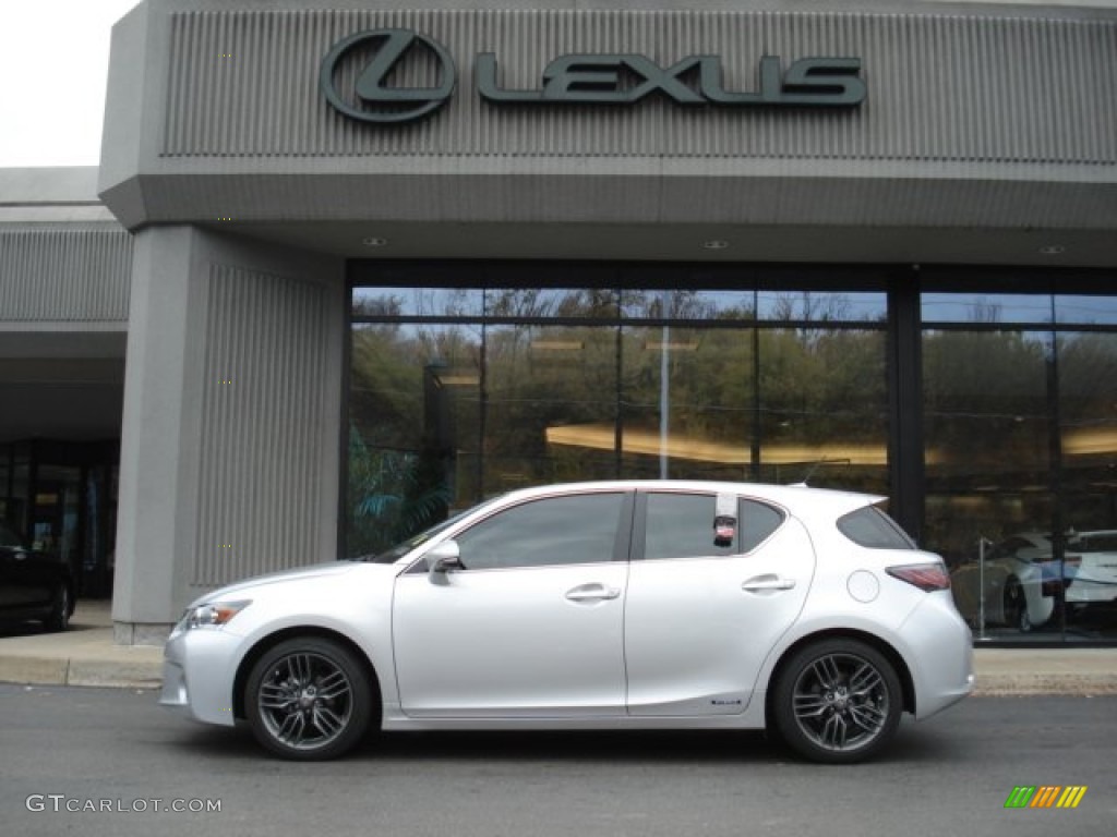 Tungsten Pearl 2011 Lexus CT 200h Hybrid Premium Exterior Photo #72679994
