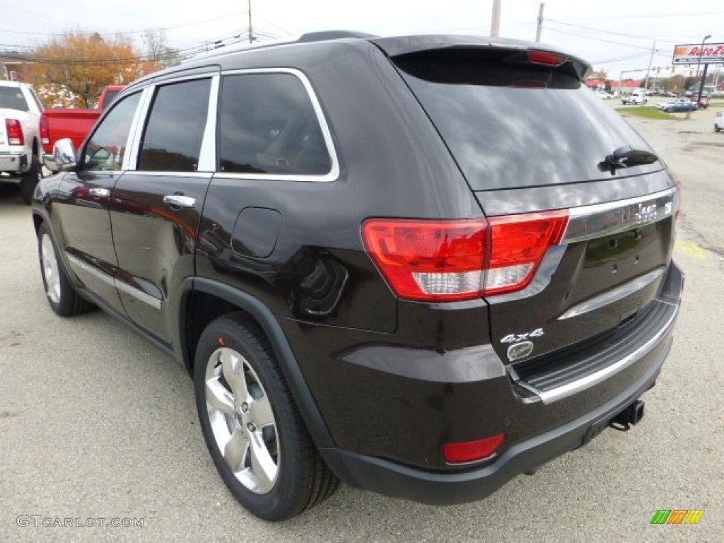 2013 Grand Cherokee Overland Summit 4x4 - Rugged Brown Pearl / New Saddle/Black photo #3