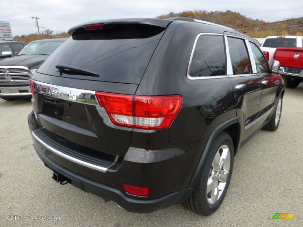 2013 Grand Cherokee Overland Summit 4x4 - Rugged Brown Pearl / New Saddle/Black photo #5