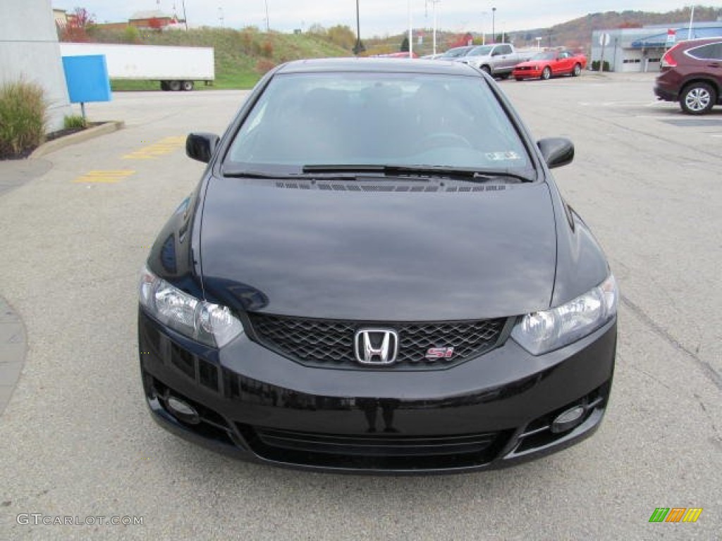 Crystal Black Pearl 2010 Honda Civic Si Coupe Exterior Photo #72681334