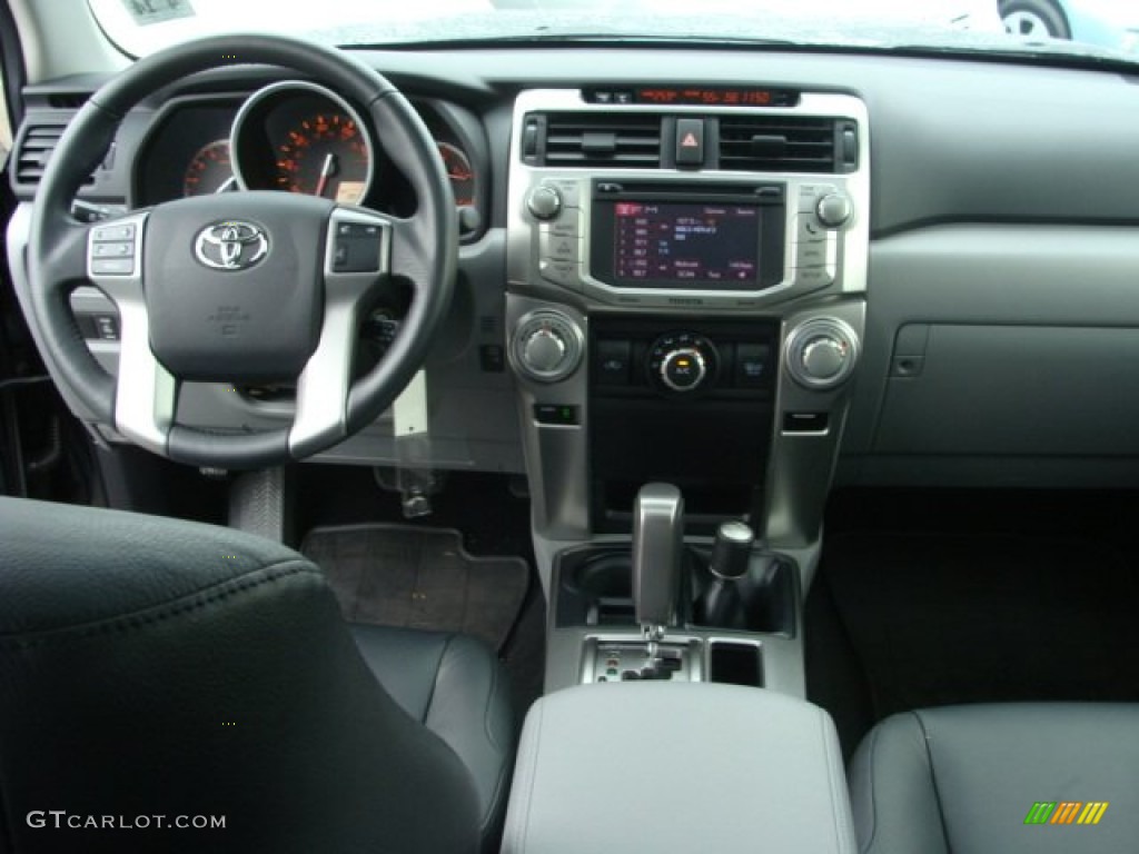 2012 Toyota 4Runner SR5 4x4 Black Leather Dashboard Photo #72682243