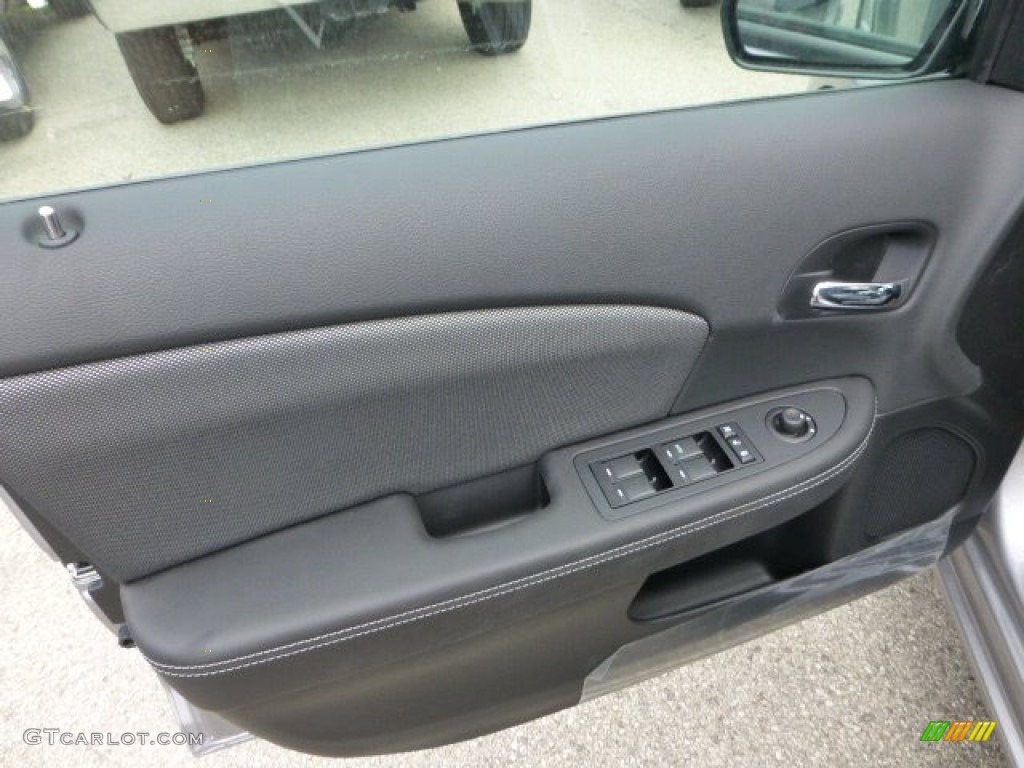 2013 Dodge Avenger SXT Black Door Panel Photo #72682406