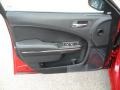 Black 2013 Dodge Charger SXT AWD Door Panel