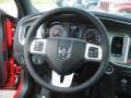 Black 2013 Dodge Charger SXT AWD Steering Wheel