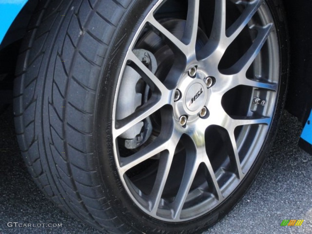 2010 Mustang GT Premium Coupe - Grabber Blue / Charcoal Black photo #21