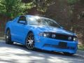 2010 Grabber Blue Ford Mustang GT Premium Coupe  photo #37