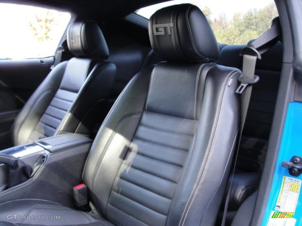 2010 Mustang GT Premium Coupe - Grabber Blue / Charcoal Black photo #47